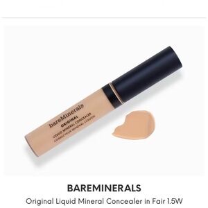 BareMinerals Original Liquid Mineral Concealer in Fair 1.5W NIB